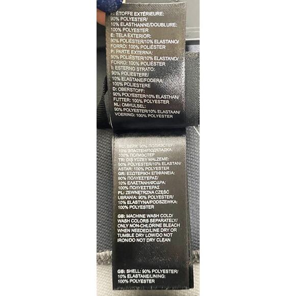 The North Face Men's Lightweight Windbreaker Vest Gray Red Front Zipper Logo Med - Picture 8 of 10